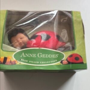 Anne Geddes Ladybug Baby Doll - Red and Black